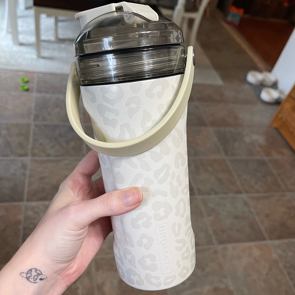 BrüMate Leopard Print Water Bottle